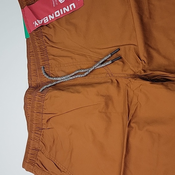 UNIONBAY NEW MENS DARK ORANGE SHORTS DRAWSTRING SZ XL - Picture 5 of 9